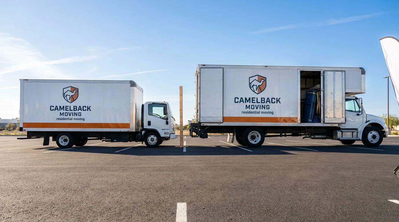 Moving truck size capacity guide in Fort Recovery